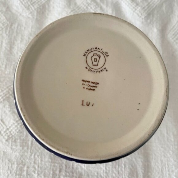 Boleslaweic Polish Pottery Floral Ceramic Utensil Holder Handmade - Picture 9 of 11